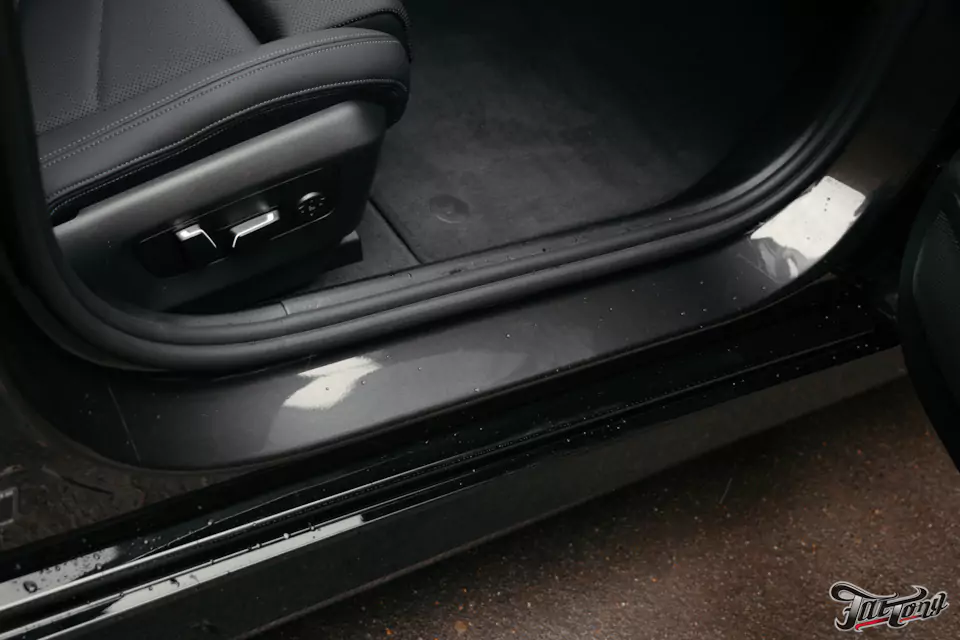 Защитили зоны риска BMW 5 полиуретаном
